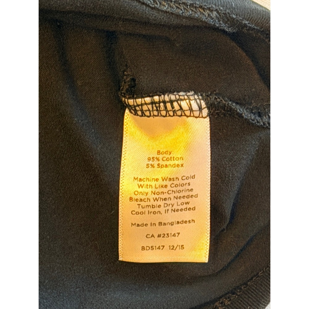 Talbots Woman Black Cotton Spandex Scoop Neck Tank Top Plus Size 3X BD5147 - Picture 5 of 6